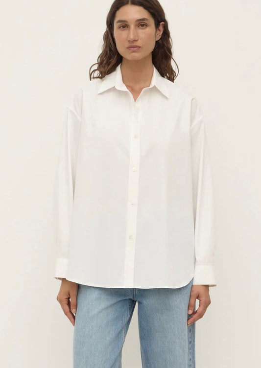 Assembly Label Marigold Poplin Shirt - White