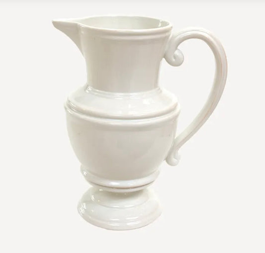 French Country White Jug Large