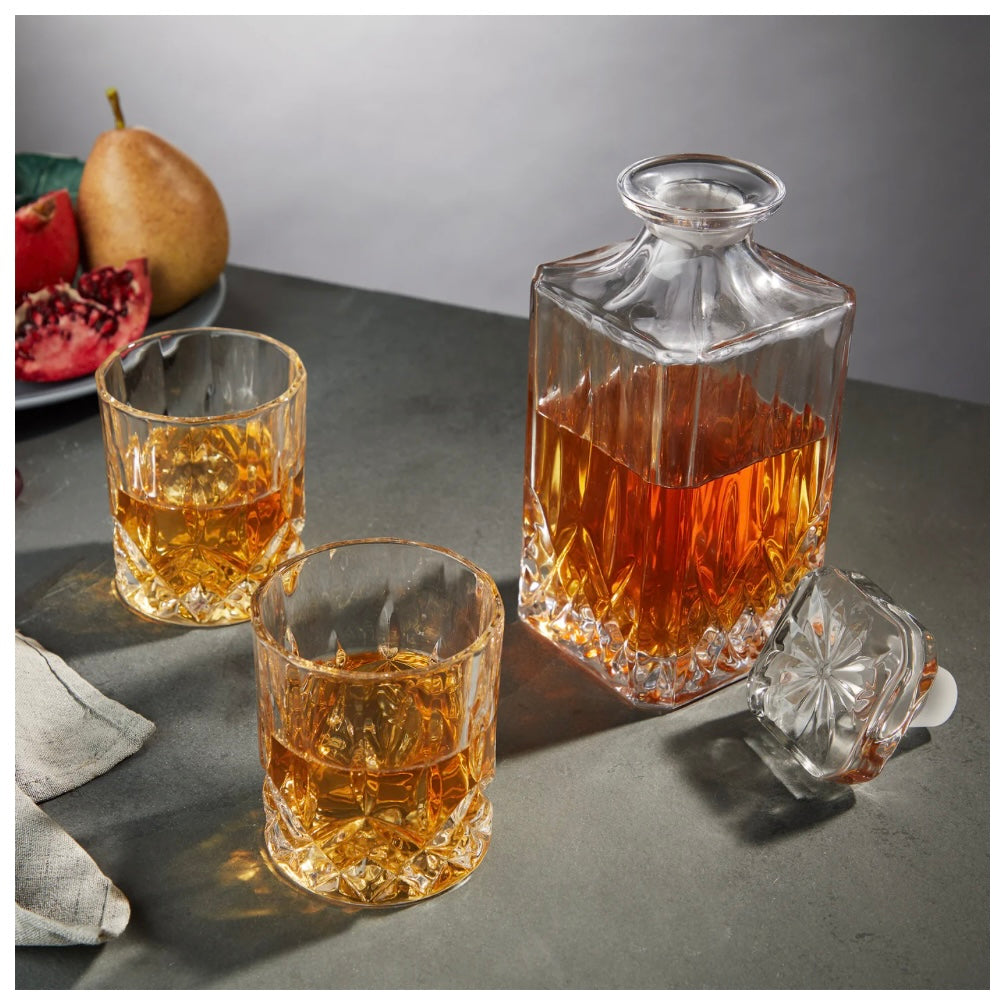 Viski Admiral Decanter & Tumbler Set (3pc)