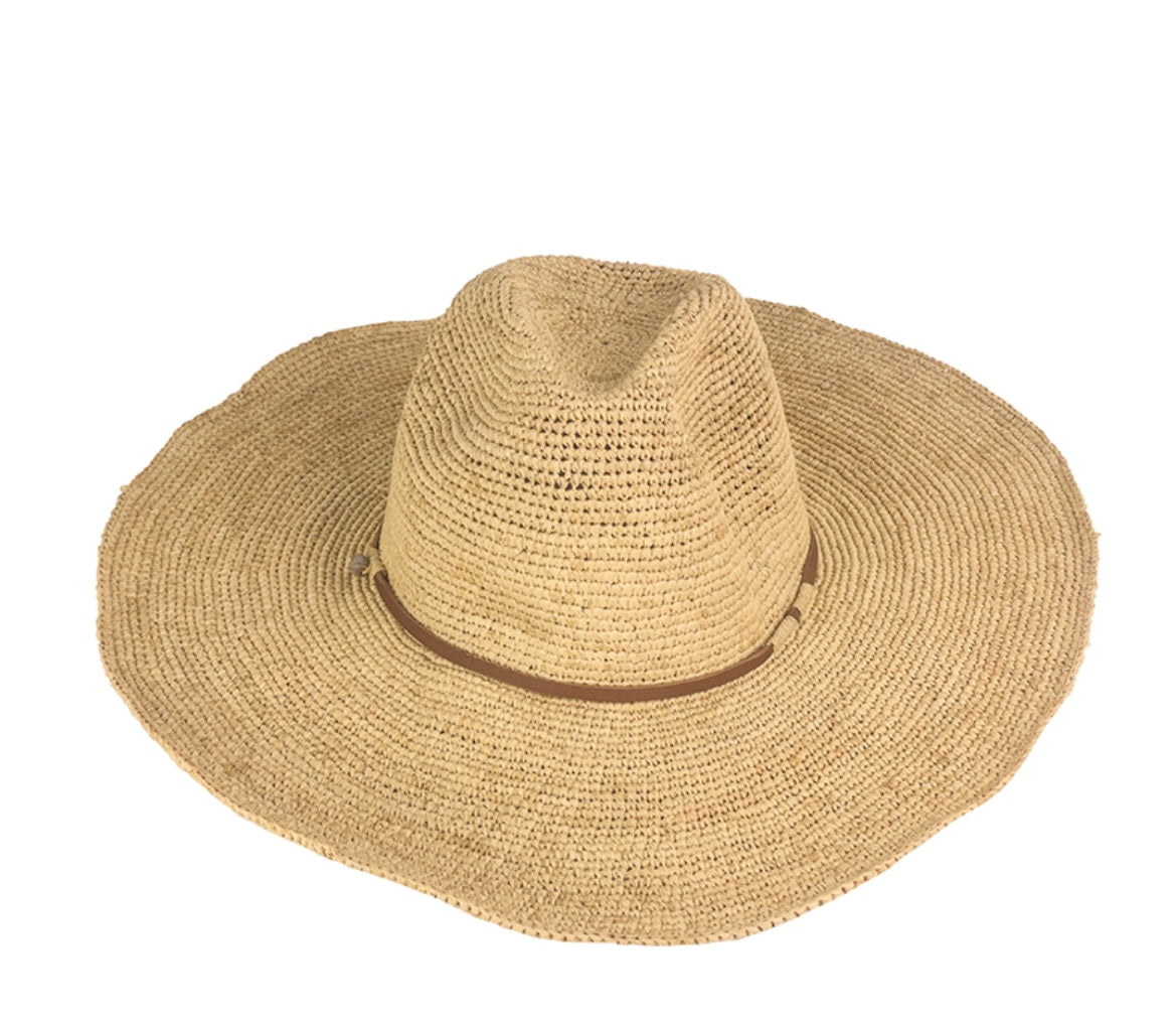 Made in Mada Aziz hat with leather braid