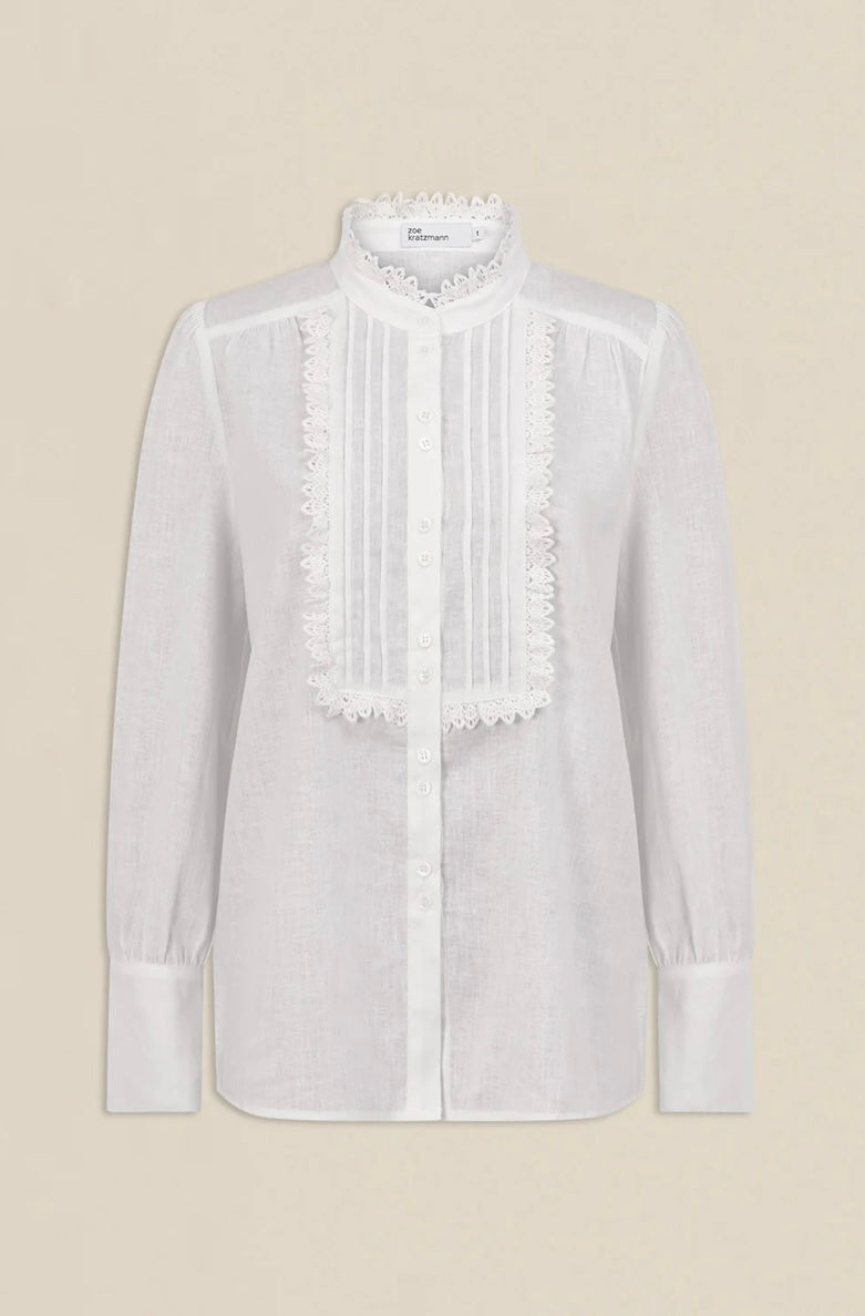 Zoe Kratzmann Haze Top - Porcelain