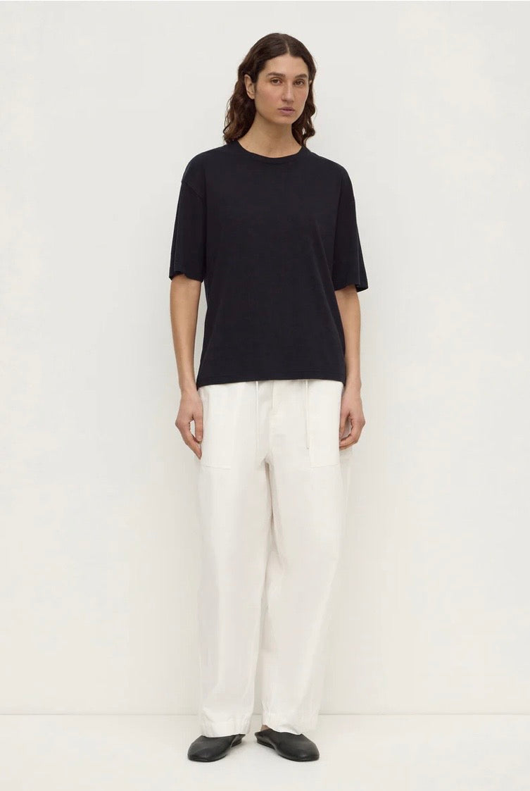 Assembly Label Kira Cotton Hemp Tshirt - True navy