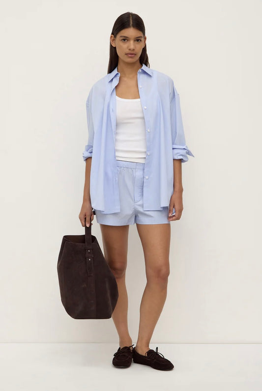 Assembly Label Havana Stripe Shirt - Blue/White