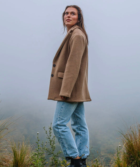 Atér Luxe Holland Wool Blazer - Camel