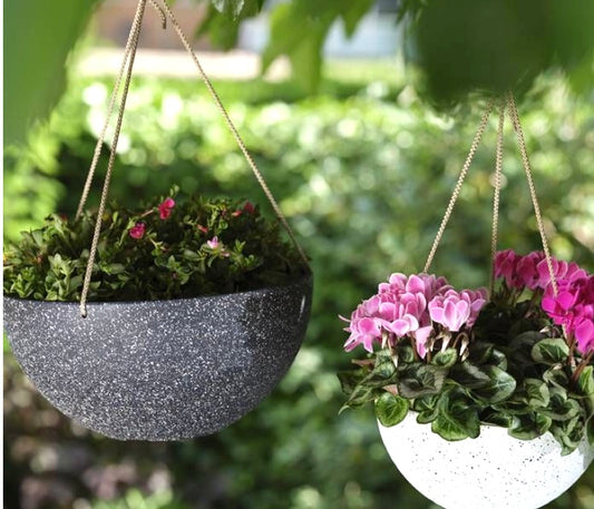 Hanging planter nova concrete grey