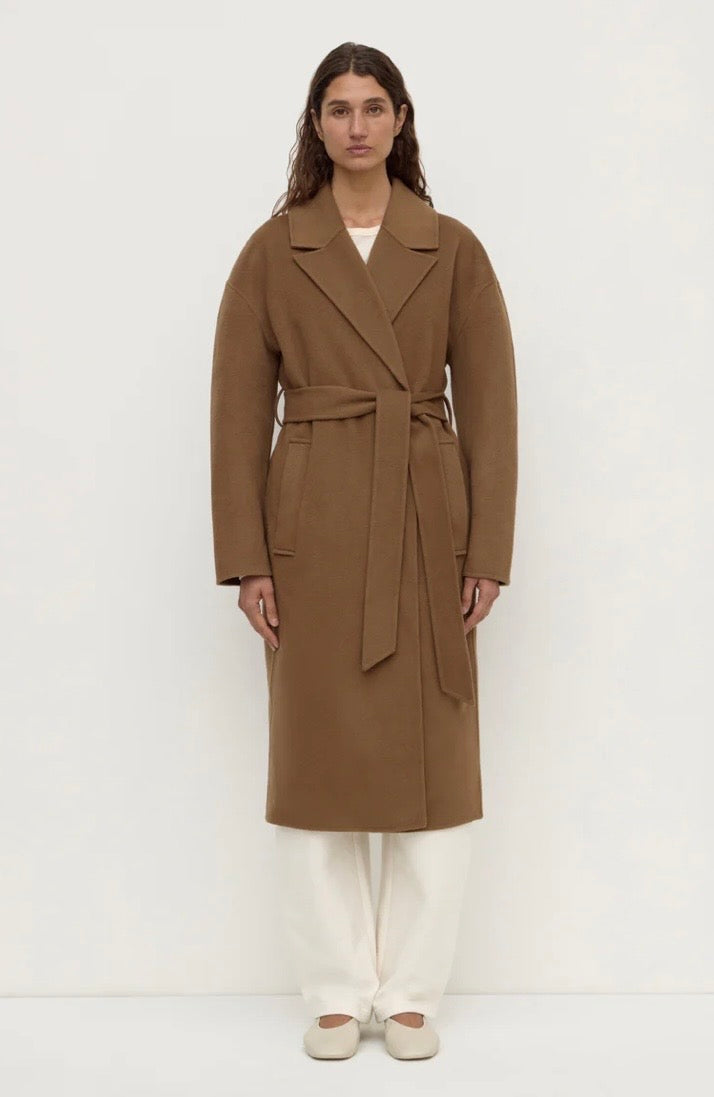 Assembly Label Ivy Wool Coat - Oak