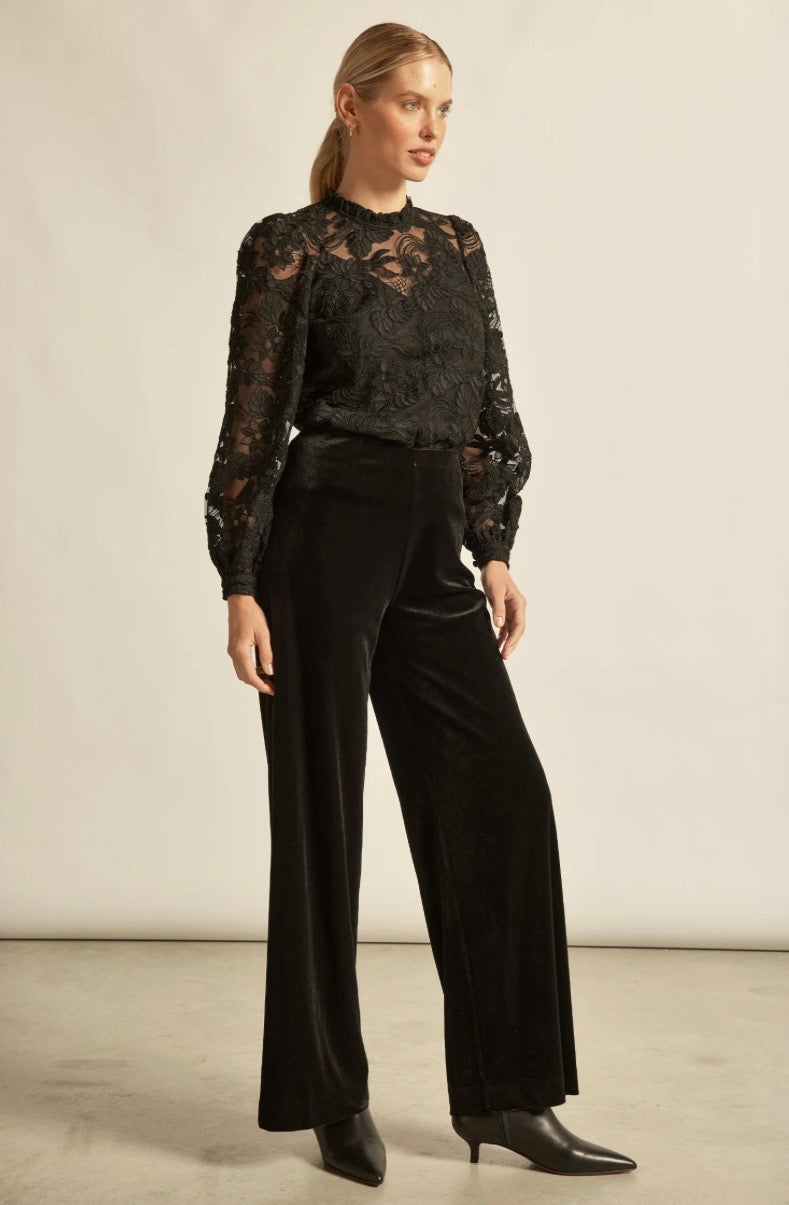 Zoe Kratzmann Glint Top - Black