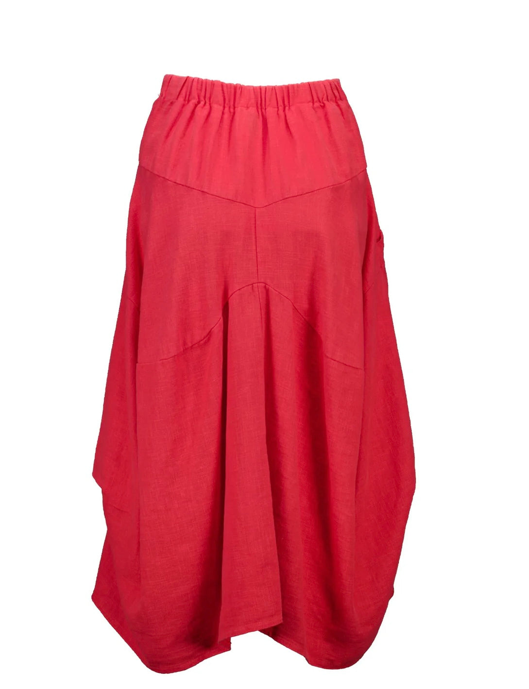 Olga De Polga Milwaukee Fiesta Skirt Watermelon Slub Linen