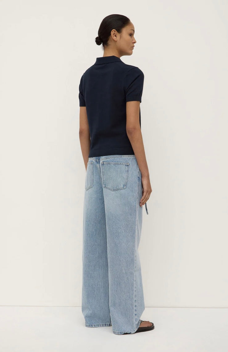 Assembly Label Sloane Cotton Cashmere Polo