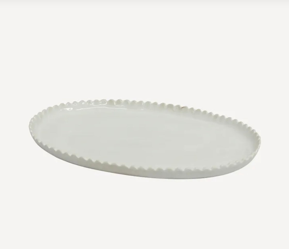 French Country Petal Oval Platter