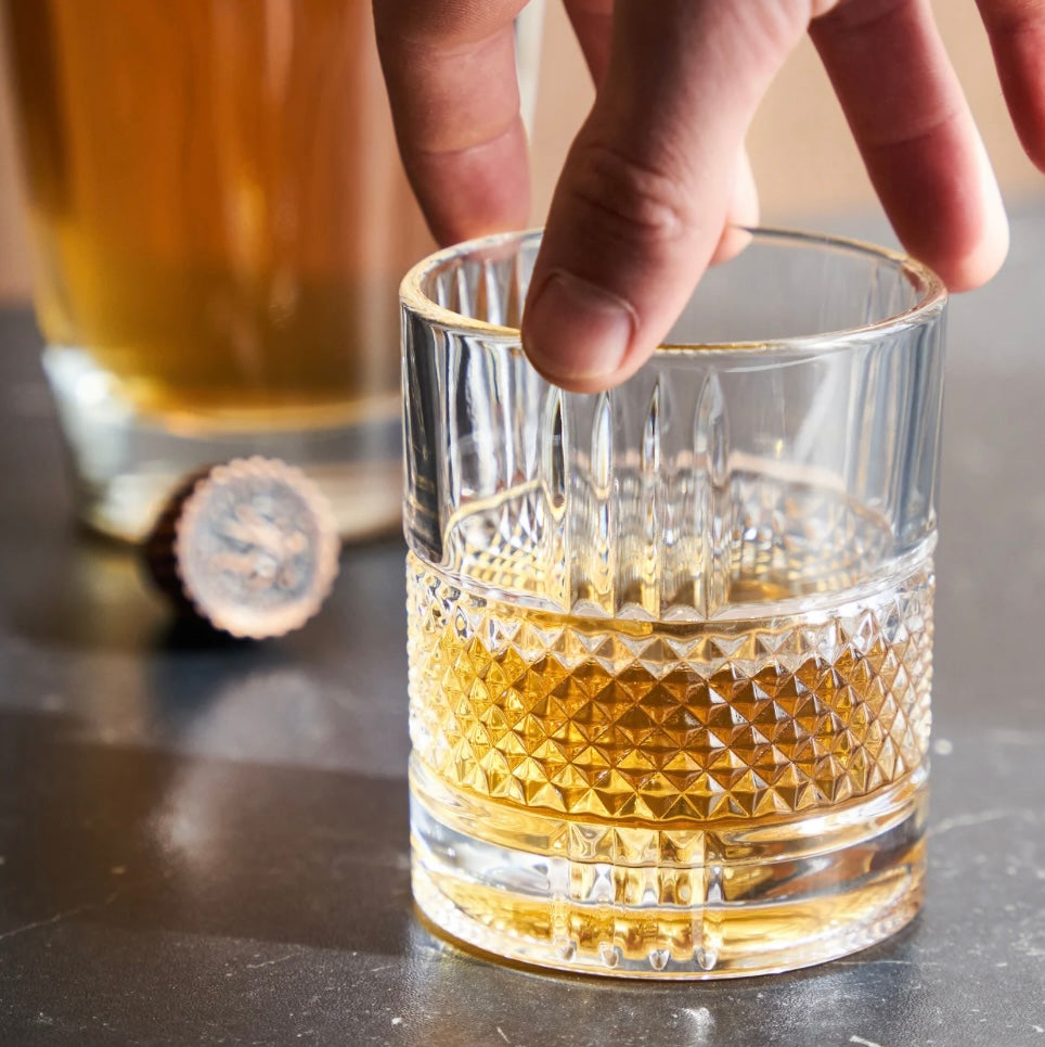Viski Revolve Rocks Crystal Tumbler