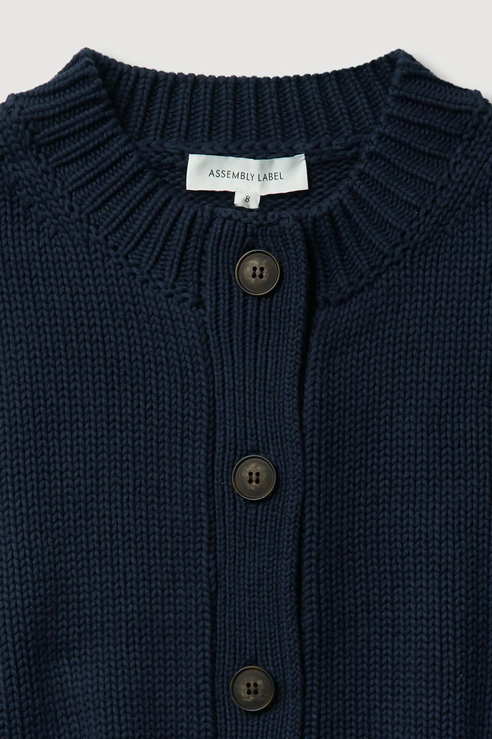 Assembly Label Ava Knit Cardigan - Ink