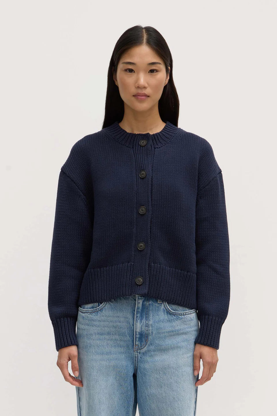 Assembly Label Ava Knit Cardigan - Ink