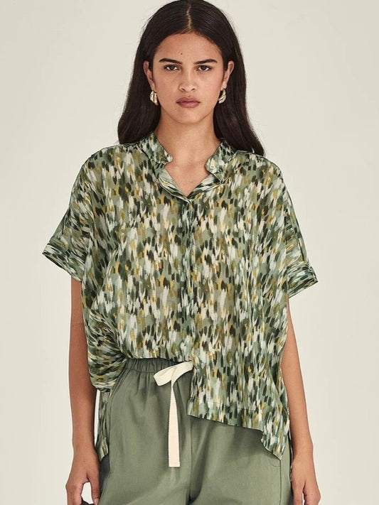 Sills Helene print top