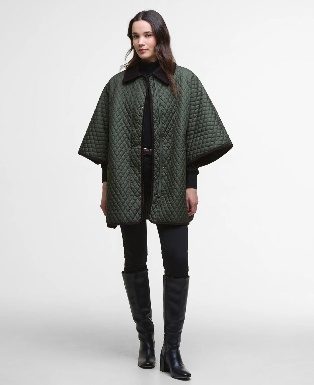 Barbour Oakham Quilted Cape - Size Small Only (Oversized)