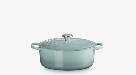 Le Creuset Signature Oval Casserole Oven 29cm / 4.7L - Sea Salt