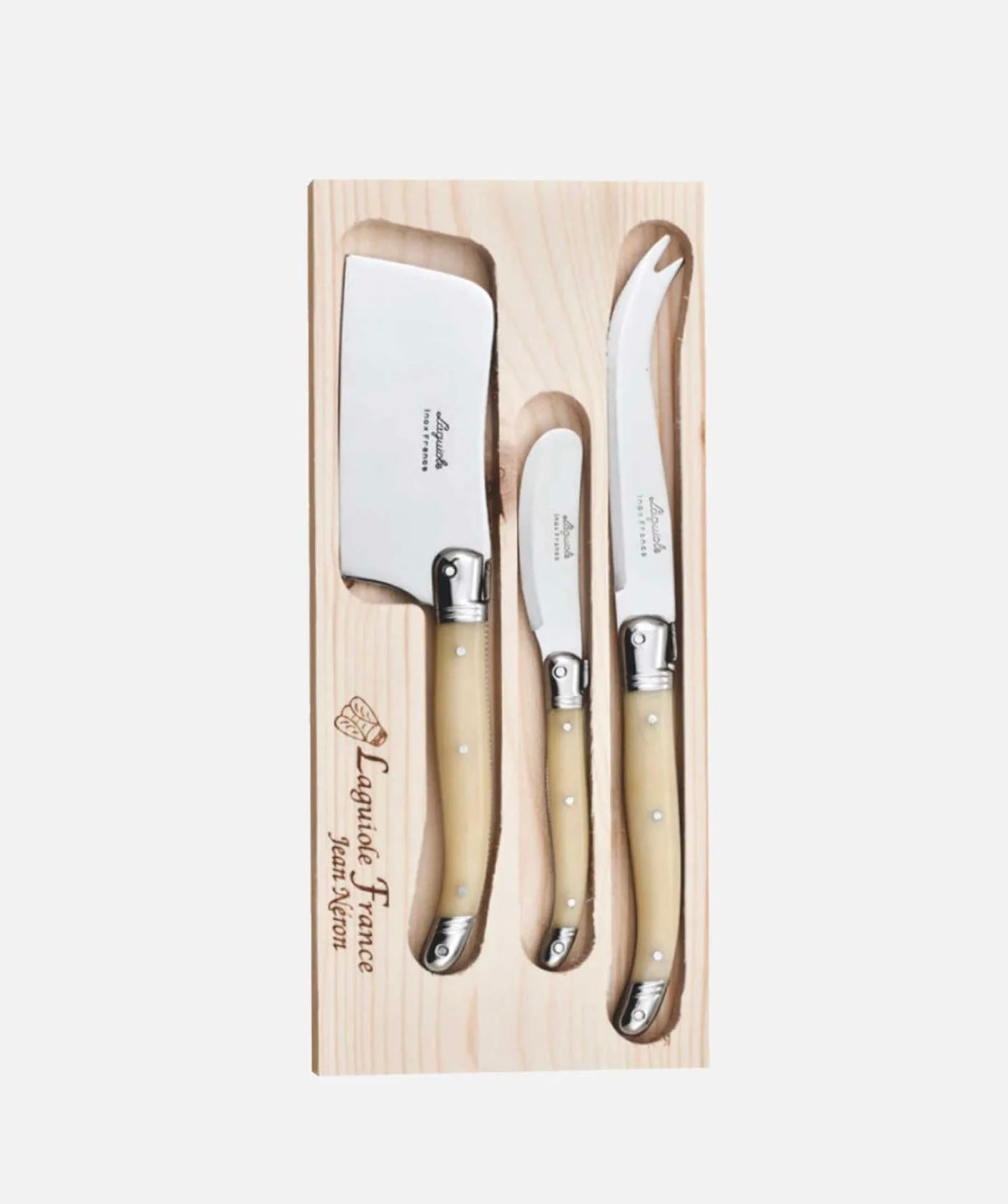 Laguiole 3 Piece Cheese Knife Set