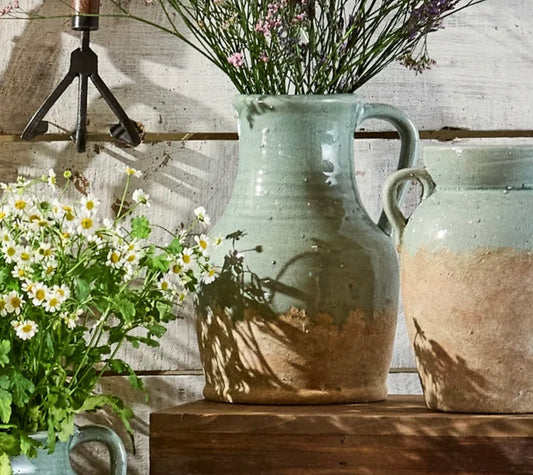 French Country Collections Varese Jug pale blue