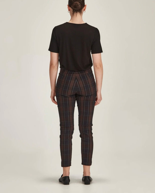 Sills Emily Plaid Jogger - Chocolate Plaid
