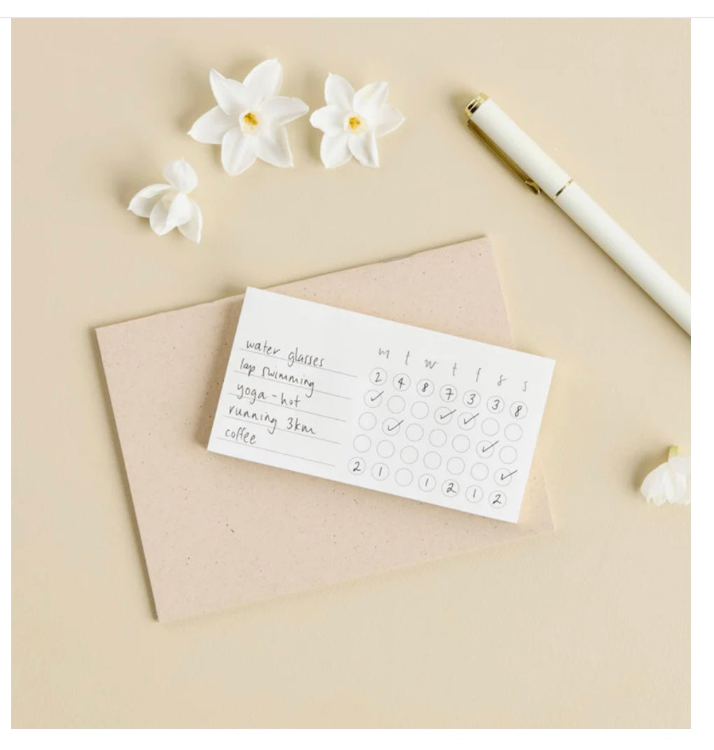 Emma Kate Co Habit Tracker Sticky Note