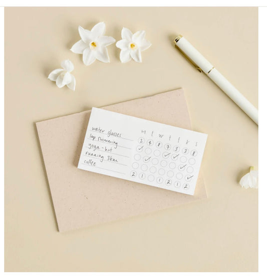 Emma Kate Co Habit Tracker Sticky Note