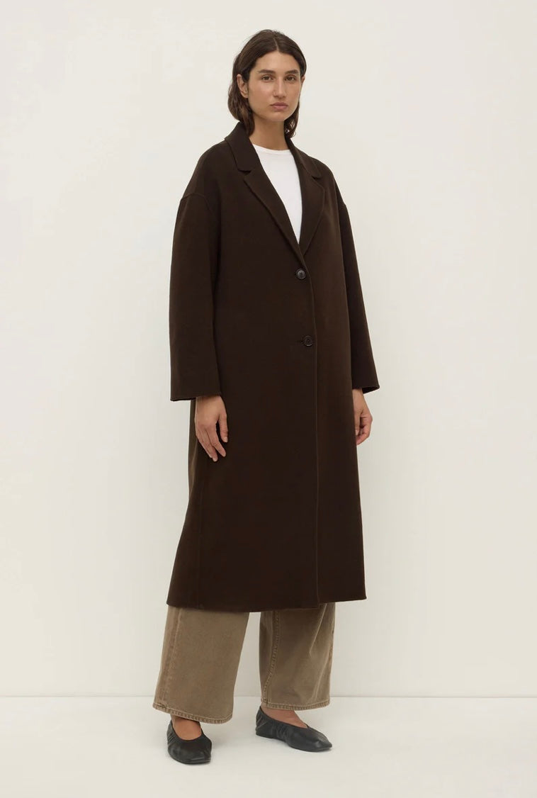 Assembly Label Jenna Wool Jacket - Dark Choc