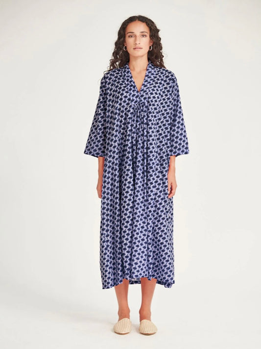 Sills Anjali Spot Dress - Blue Spot