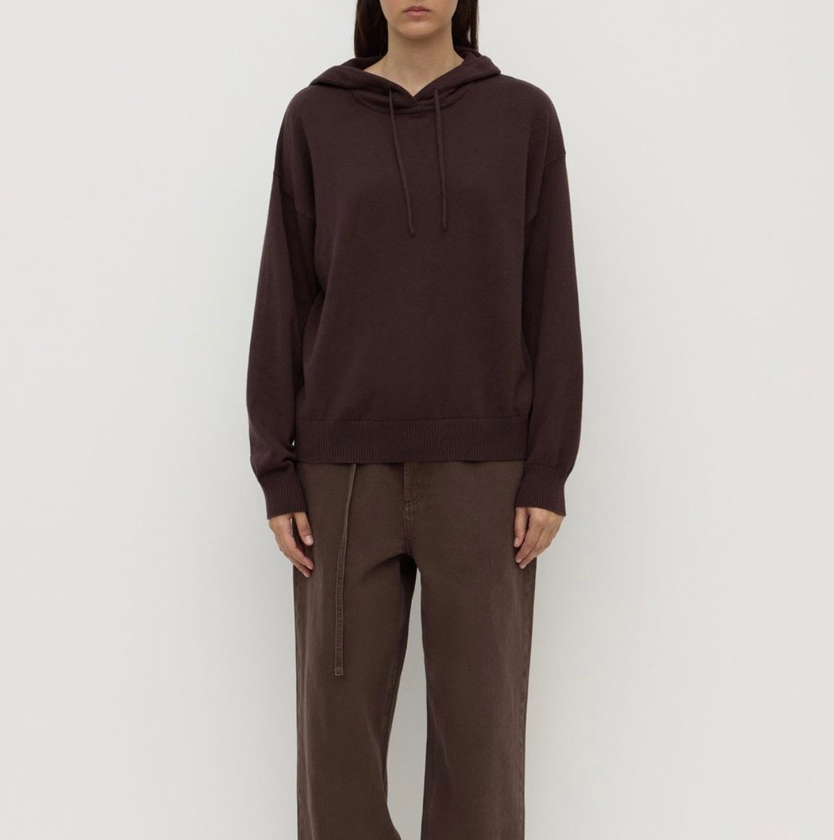 Assembly Label Cotton Cashmere Hoodie Ganache