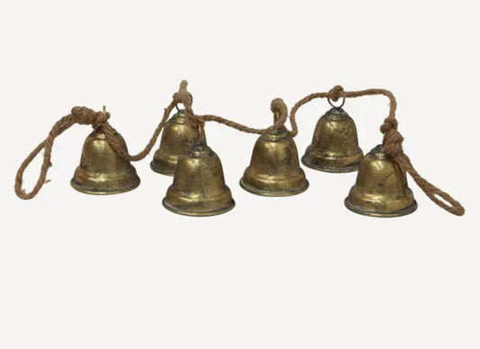 French Country Bells on Strand - Gold