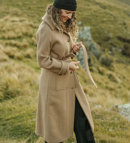 Atér Luxe Elgin Wool Trench Coat - Camel