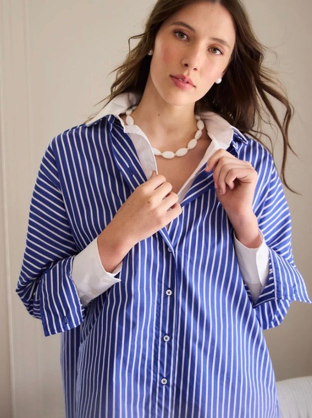 Sills Jules Stripe Shirt Dress