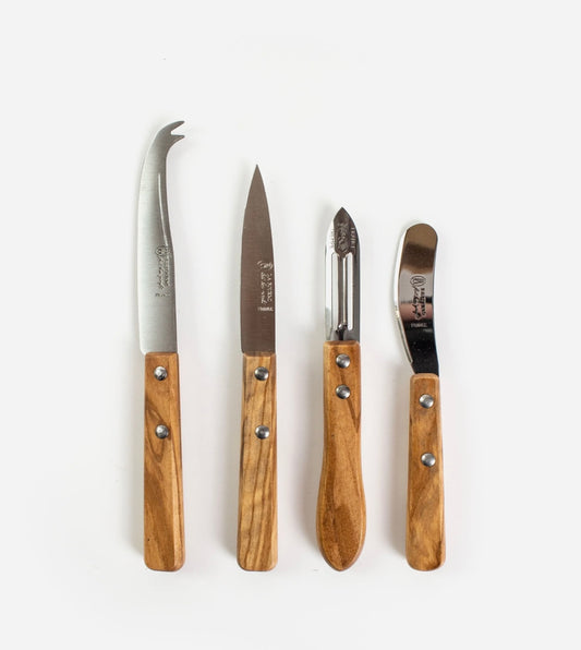 La Fourmi Olive Wood Knife Set