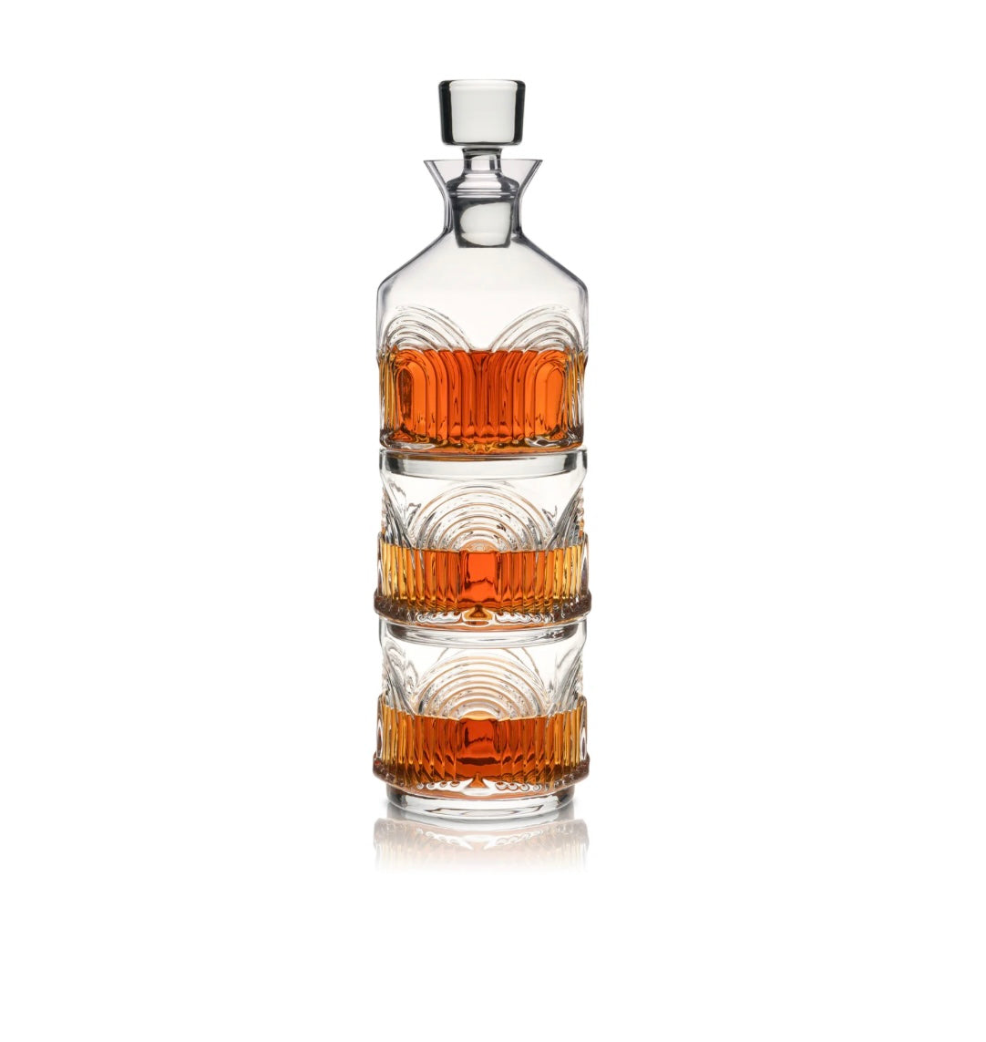 Viski Beau Stacking Decanter Set (3 piece)