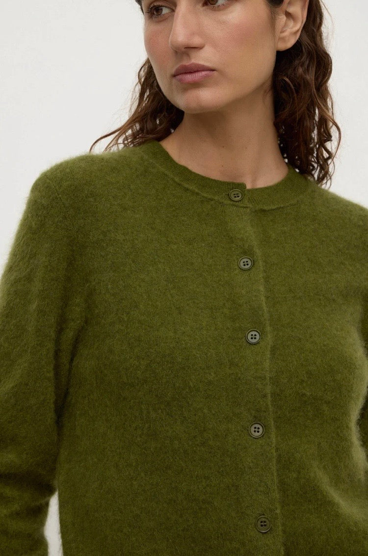 Assembly Label Carina Merino Cardigan - Grove