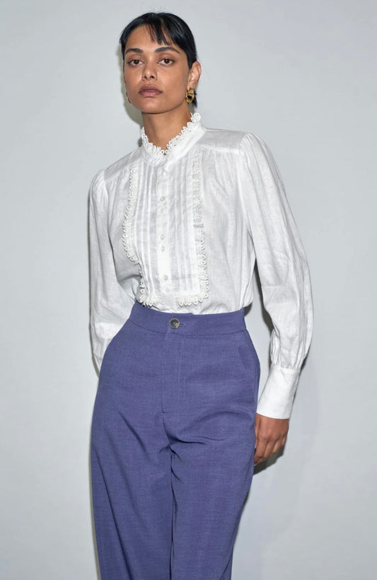 Zoe Kratzmann Haze Top - Porcelain