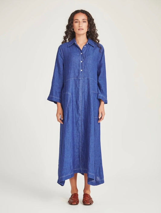 Sills Sofia Linen Shirt Dress