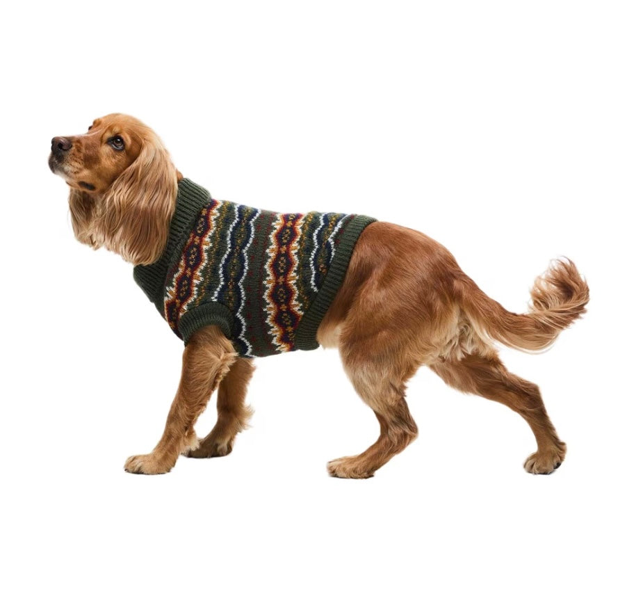 Barbour Fair Isle Dog Gift Set