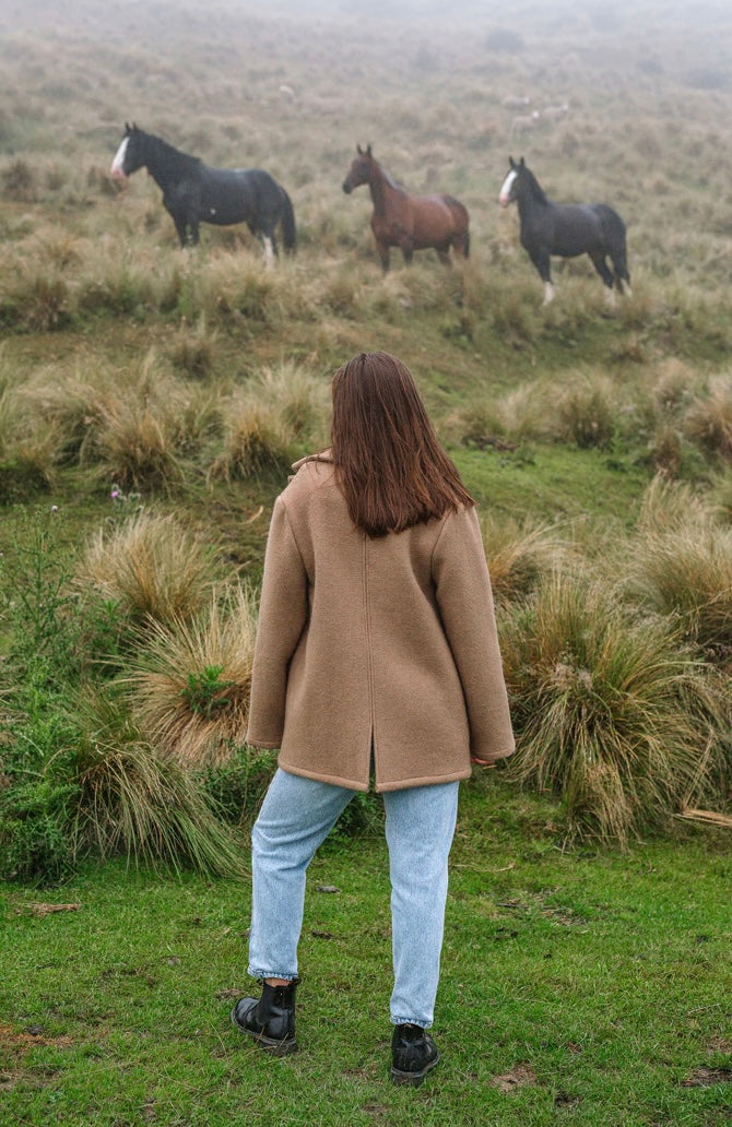 Atér Luxe Holland Wool Blazer - Camel