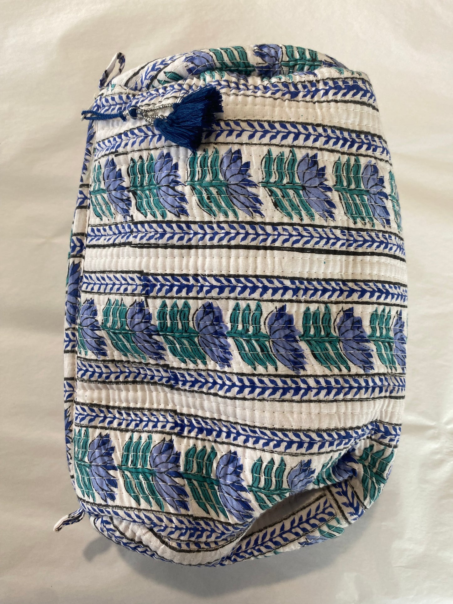 Handblock Print Bathroom Bag Set of 3