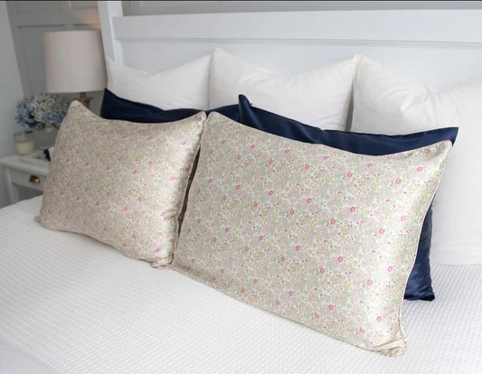Ever You Luxury Silk Pillowcase - Pink Blossom