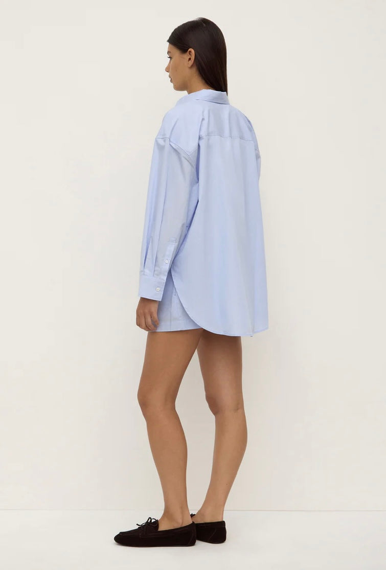 Assembly Label Havana Stripe Shirt - Blue/White