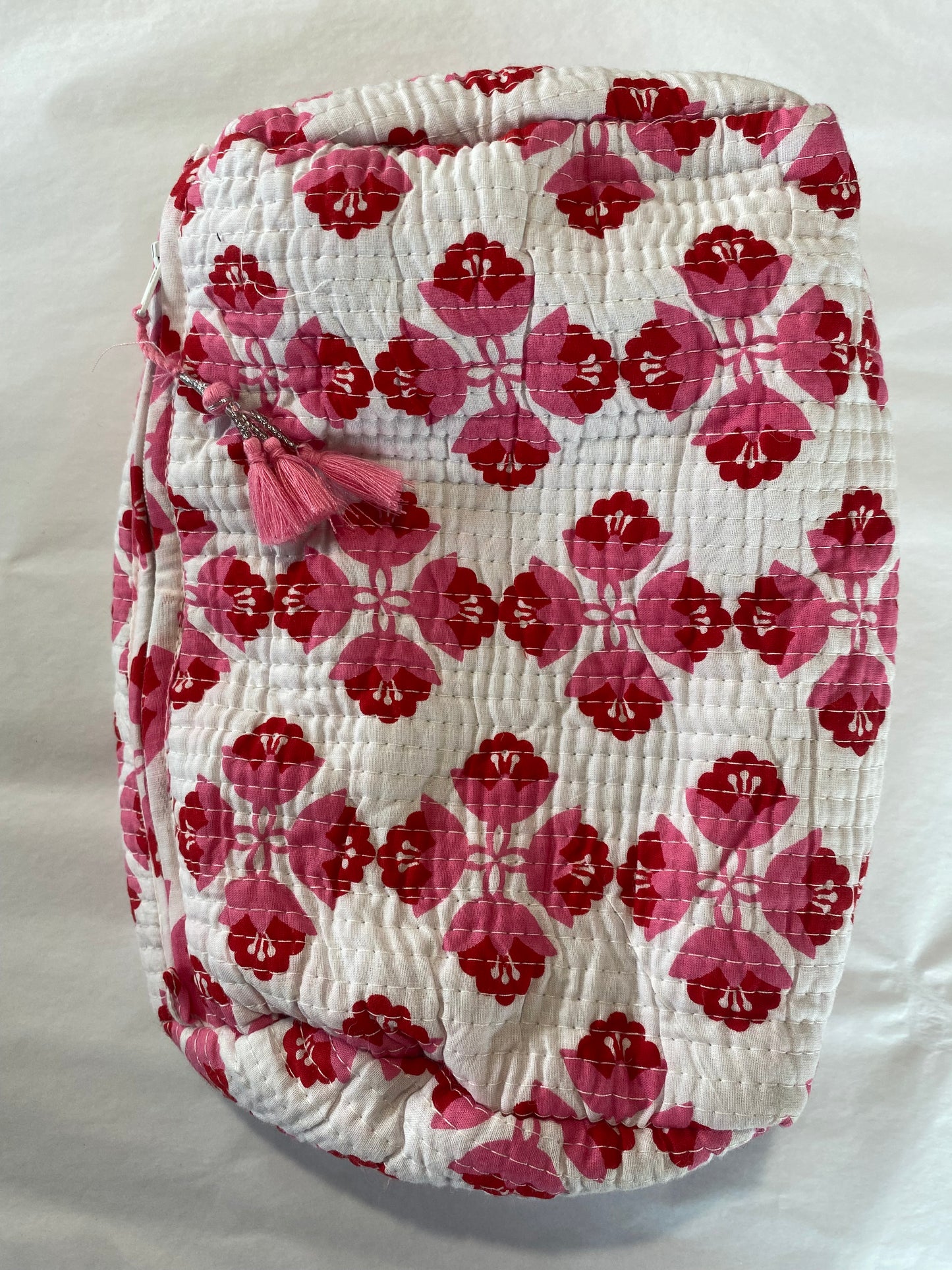 Handblock Print Bathroom Bag Set of 3