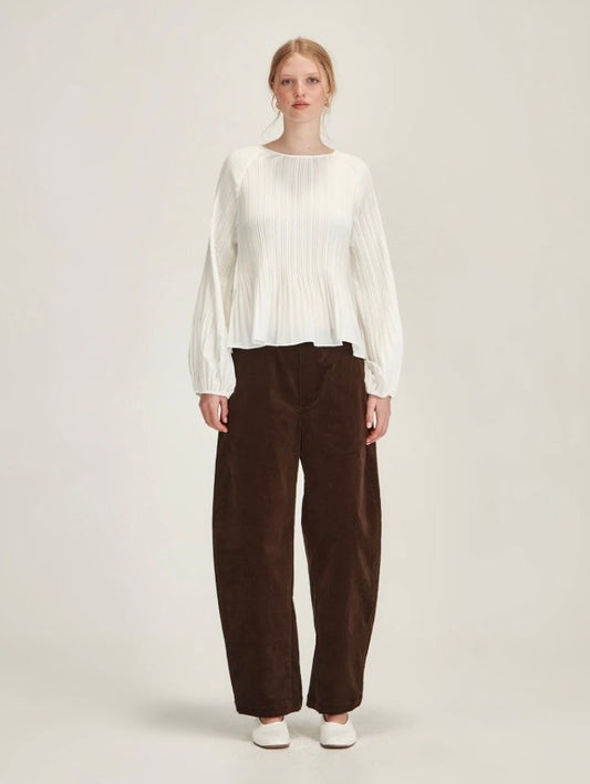 Sills Corbin Barrel Pant - Cocoa