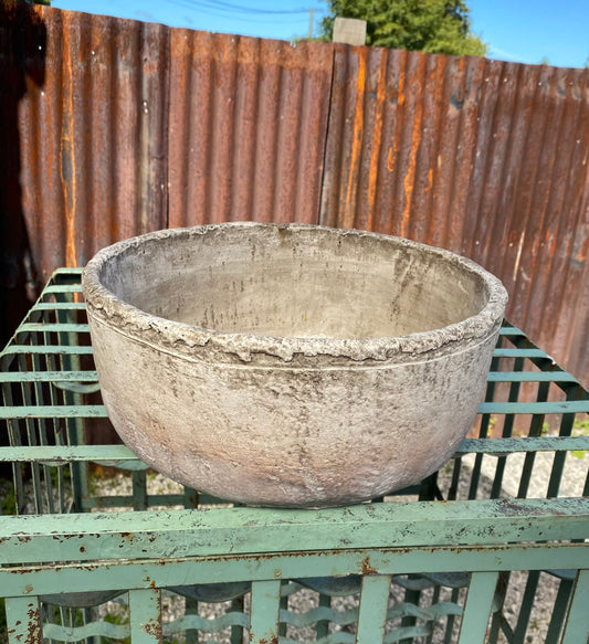 French Country Cement Planter