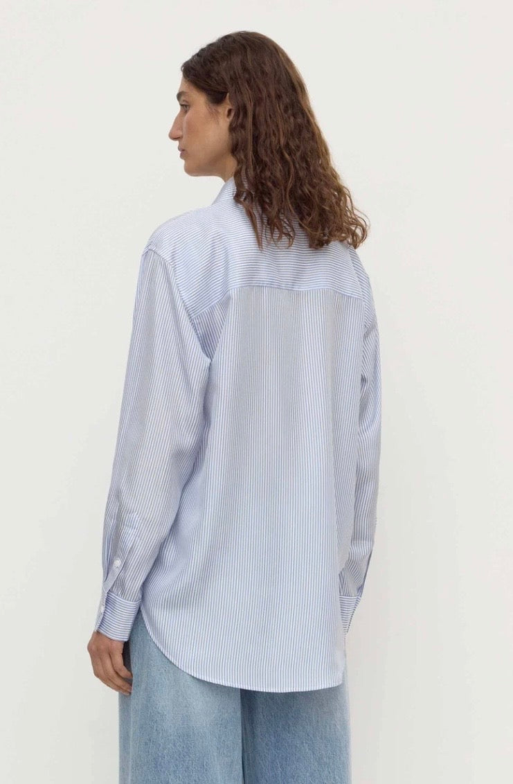 Assembly Label Spencer Striped Silk Shirt