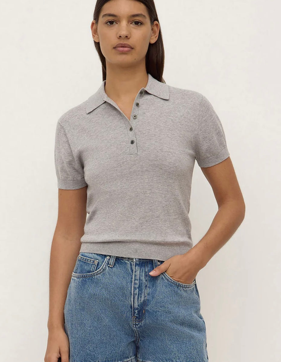 Assembly Label Sloane Cotton Cashmere Polo