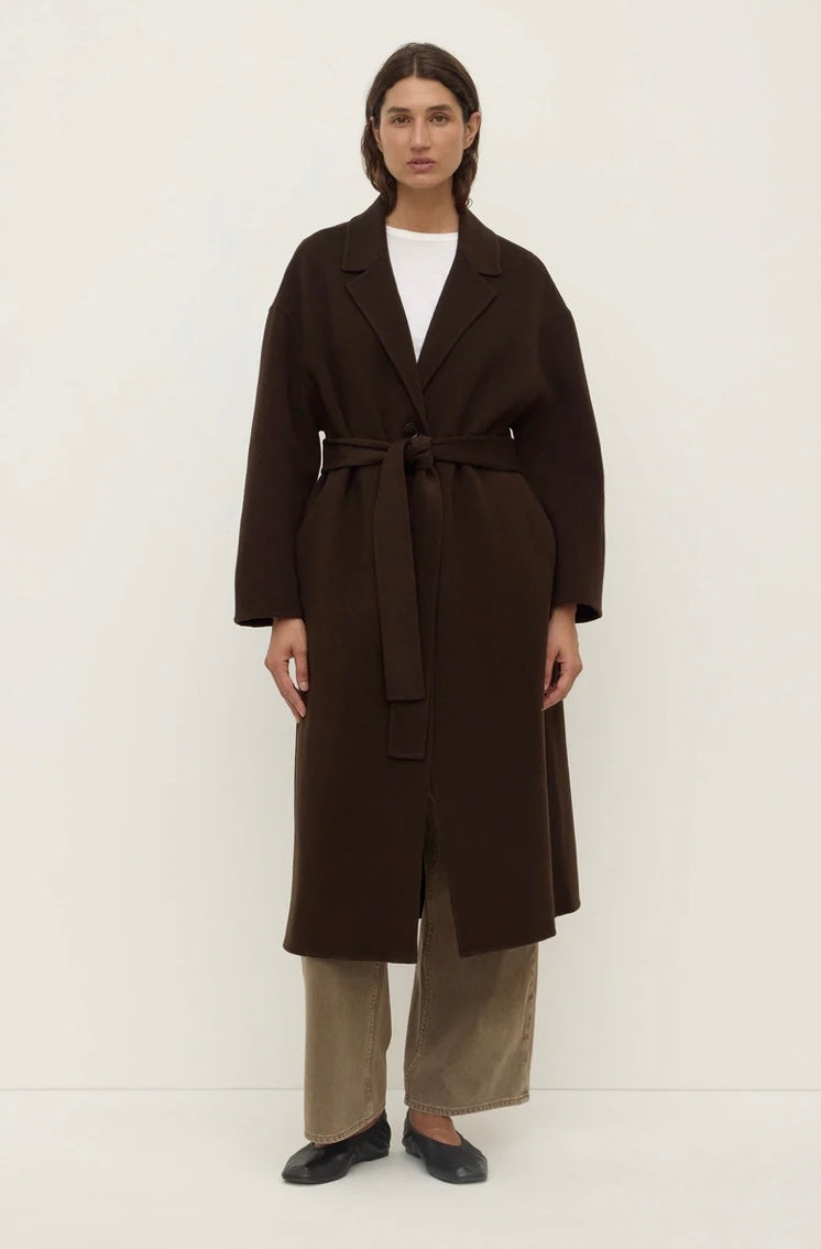 Assembly Label Jenna Wool Jacket - Dark Choc