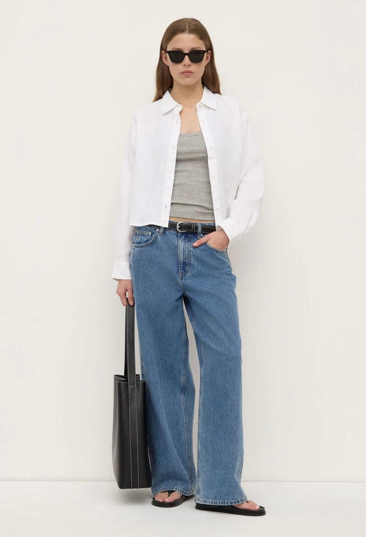 Assembly Label Lilah Linen Boxy Shirt