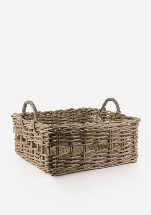French Country Grove Square Storage Basket Small