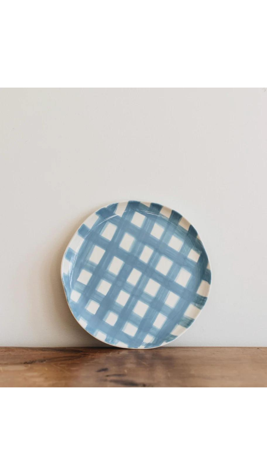 Noss Stoneware Cornflower Blue Dinner Plate